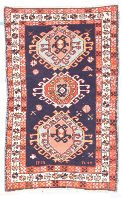 Vintage Karajeh Rug 3'2'' x 5'0