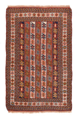 Vintage Kazak Rug 4' x 6'3''