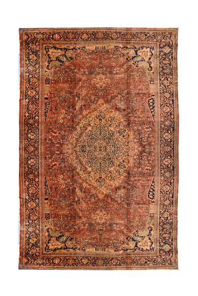 Antique Farahan Sarouk Rug 12'0'' x 19'6''