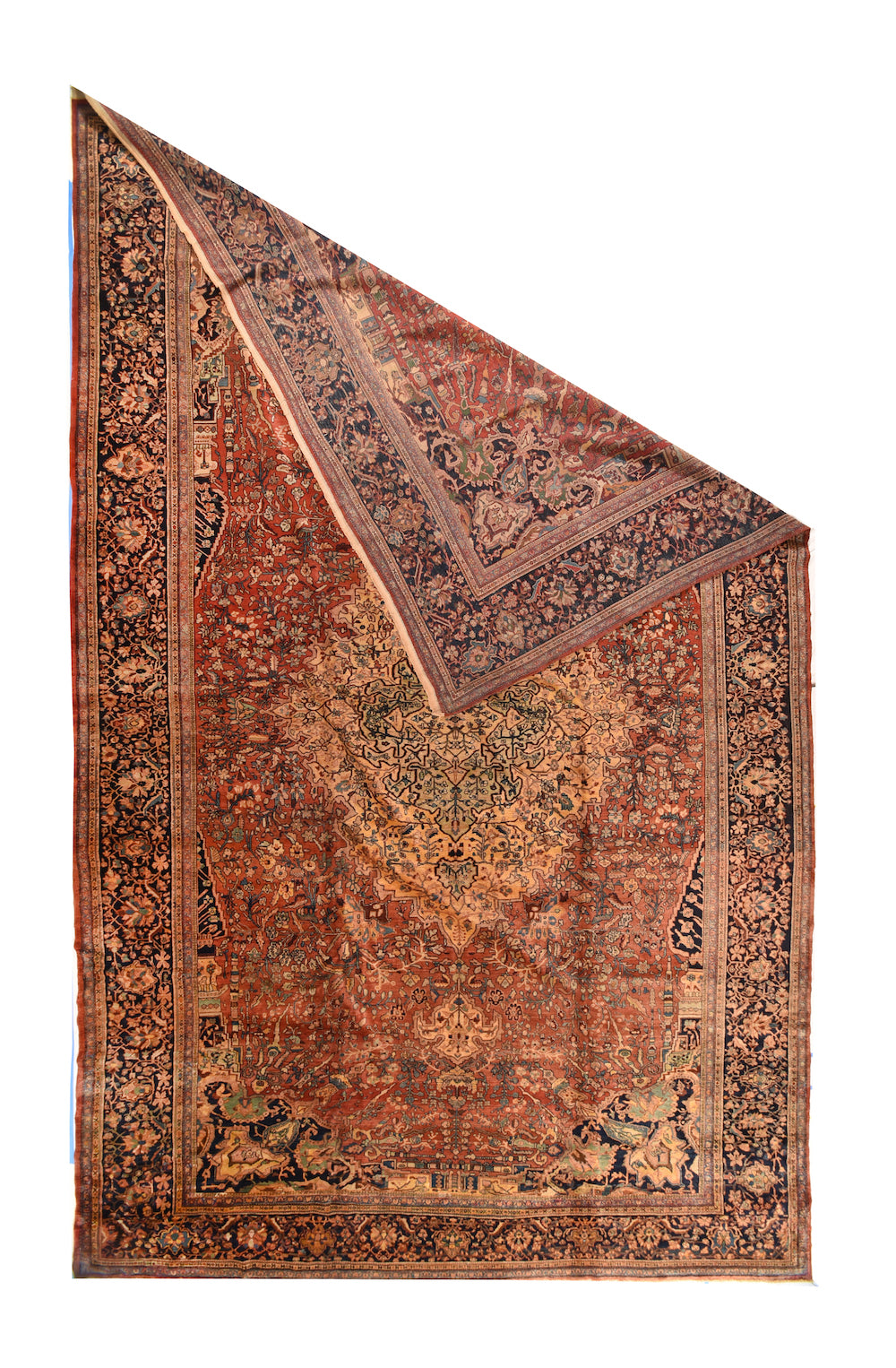 Antique Farahan Sarouk Rug 12'0'' x 19'6''
