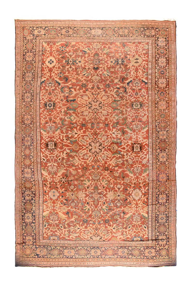 Antique Mahal Soultanabad Rug 12'7'' x 19'8''