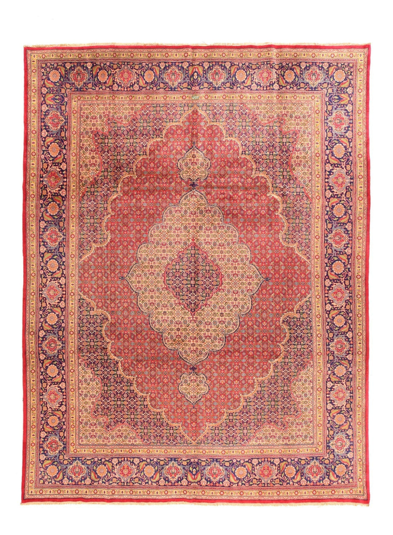Vintage  Tabriz Rug 9'8'' x 12'8''