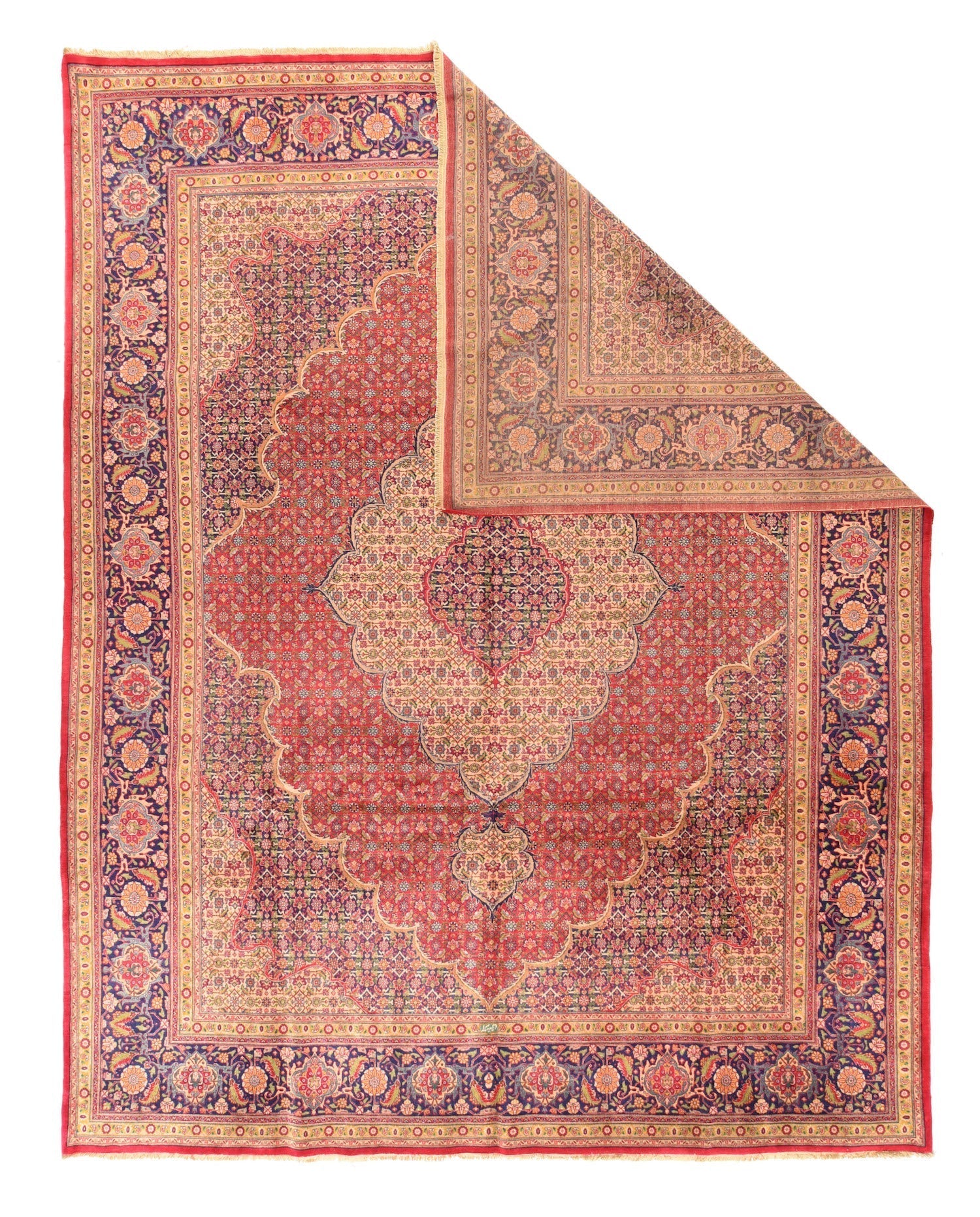 Vintage  Tabriz Rug 9'8'' x 12'8''