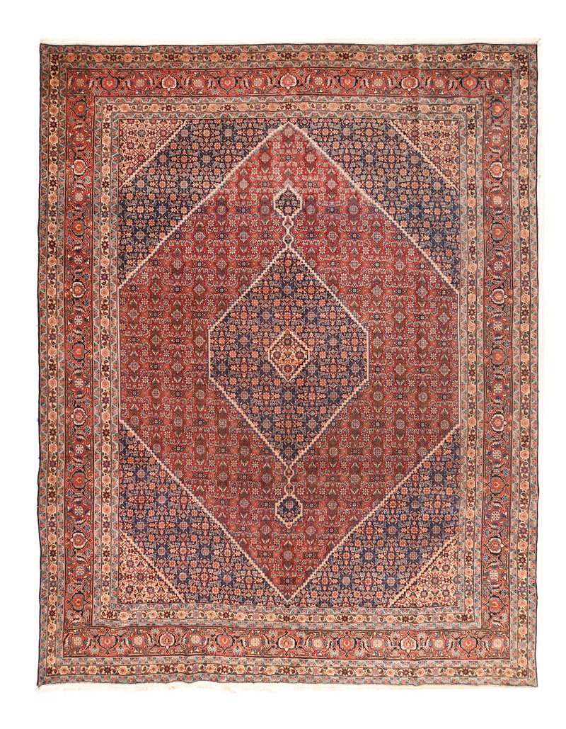 Extremely Fine  Tabriz Mahi Design Woven by the Artist Master Weaver Rug 9'7'' x 12'3''