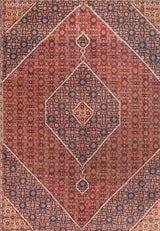 Extremely Fine  Tabriz Mahi Design Woven by the Artist Master Weaver Rug 9'7'' x 12'3''