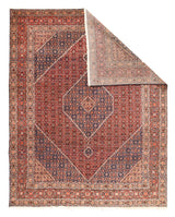 Extremely Fine  Tabriz Mahi Design Woven by the Artist Master Weaver Rug 9'7'' x 12'3''