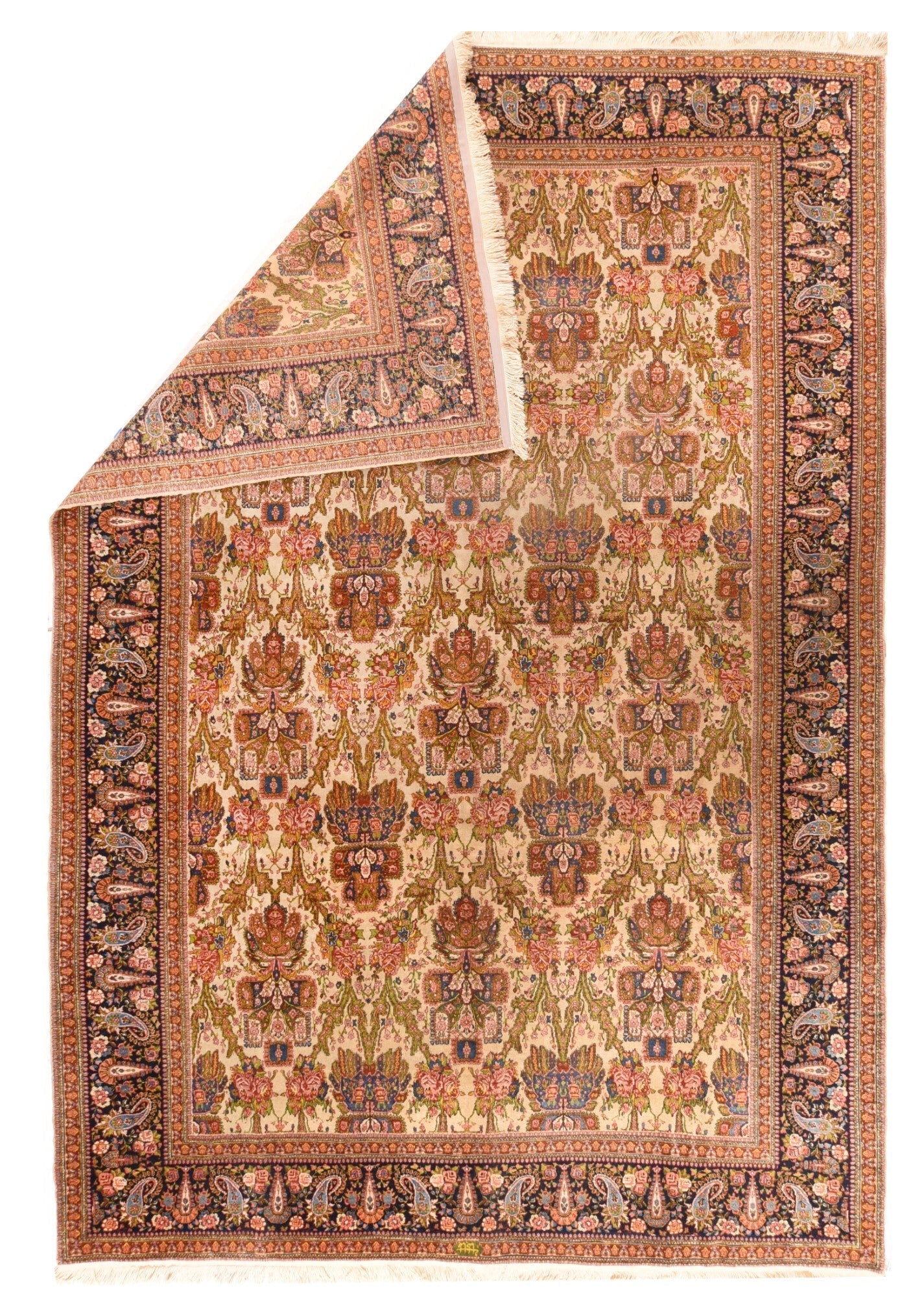 Vintage  Tabriz Rug 9'0" x 12'6''