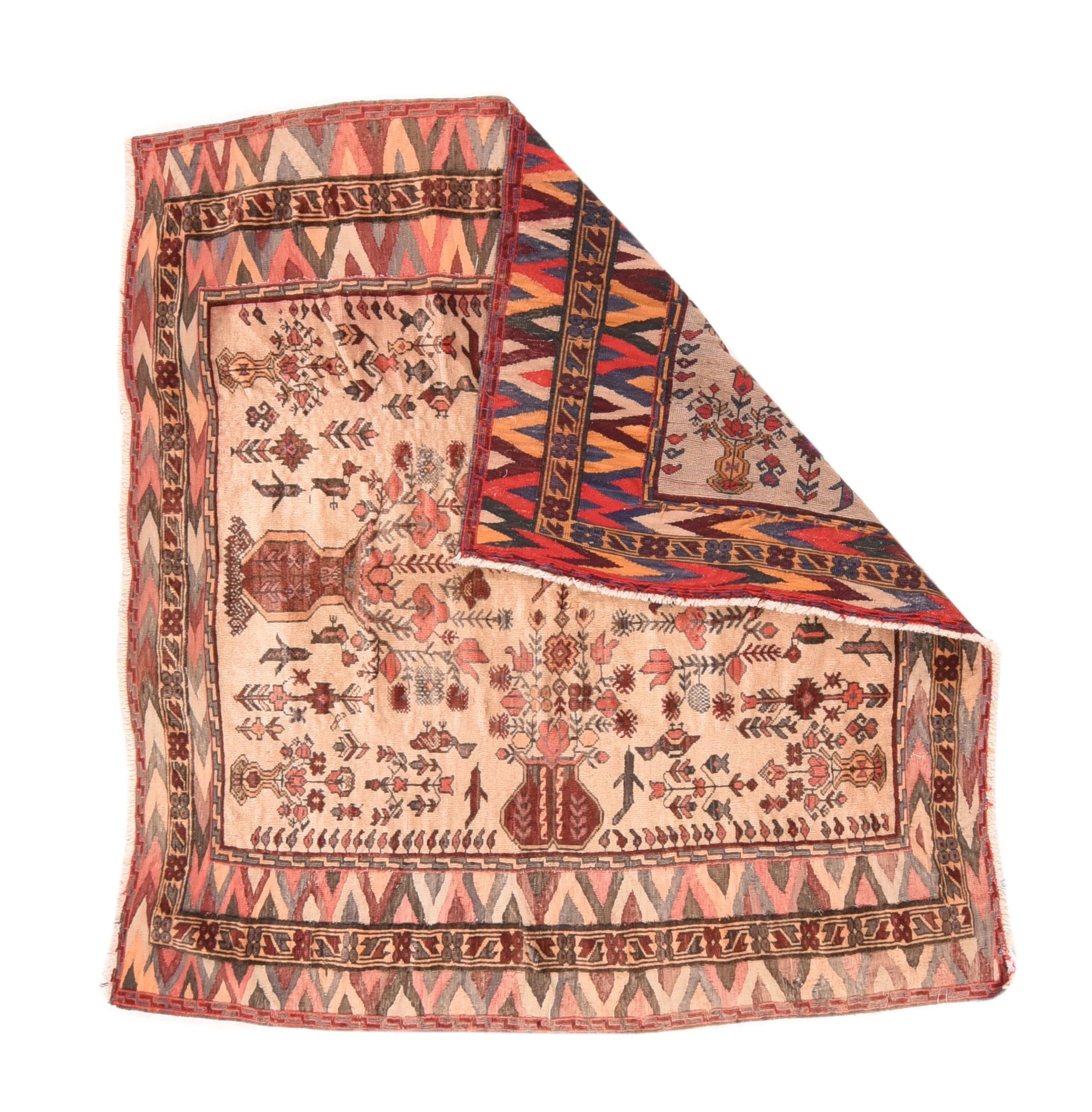 Vintage Baluch Rug 4'9'' x 5'2''