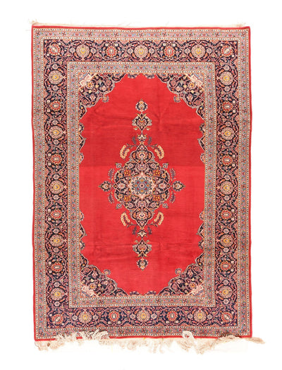 Fine  Kashan Wool Rug 7'0'' x 10'7''