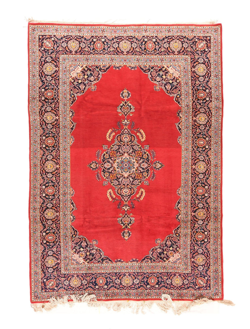Fine  Kashan Wool Rug 7'0'' x 10'7''