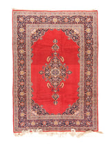 Semi Antique Persian Kashan Rug