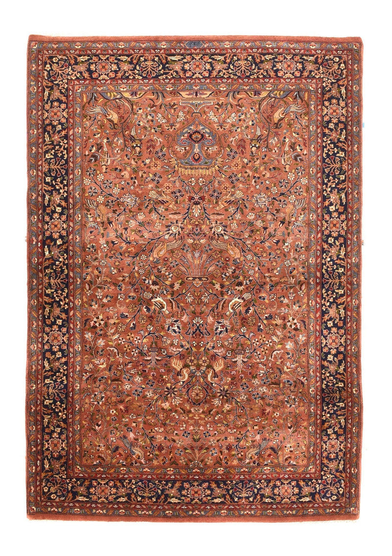 Indian Tabriz Rug 5'0