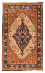 Vintage Qum Rug 5'3'' x 8'5''