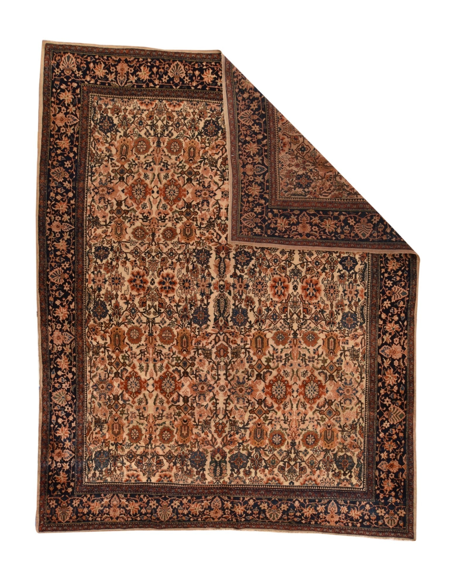 Antique Farahan Sarouk Rug 8'11'' x 11'8''