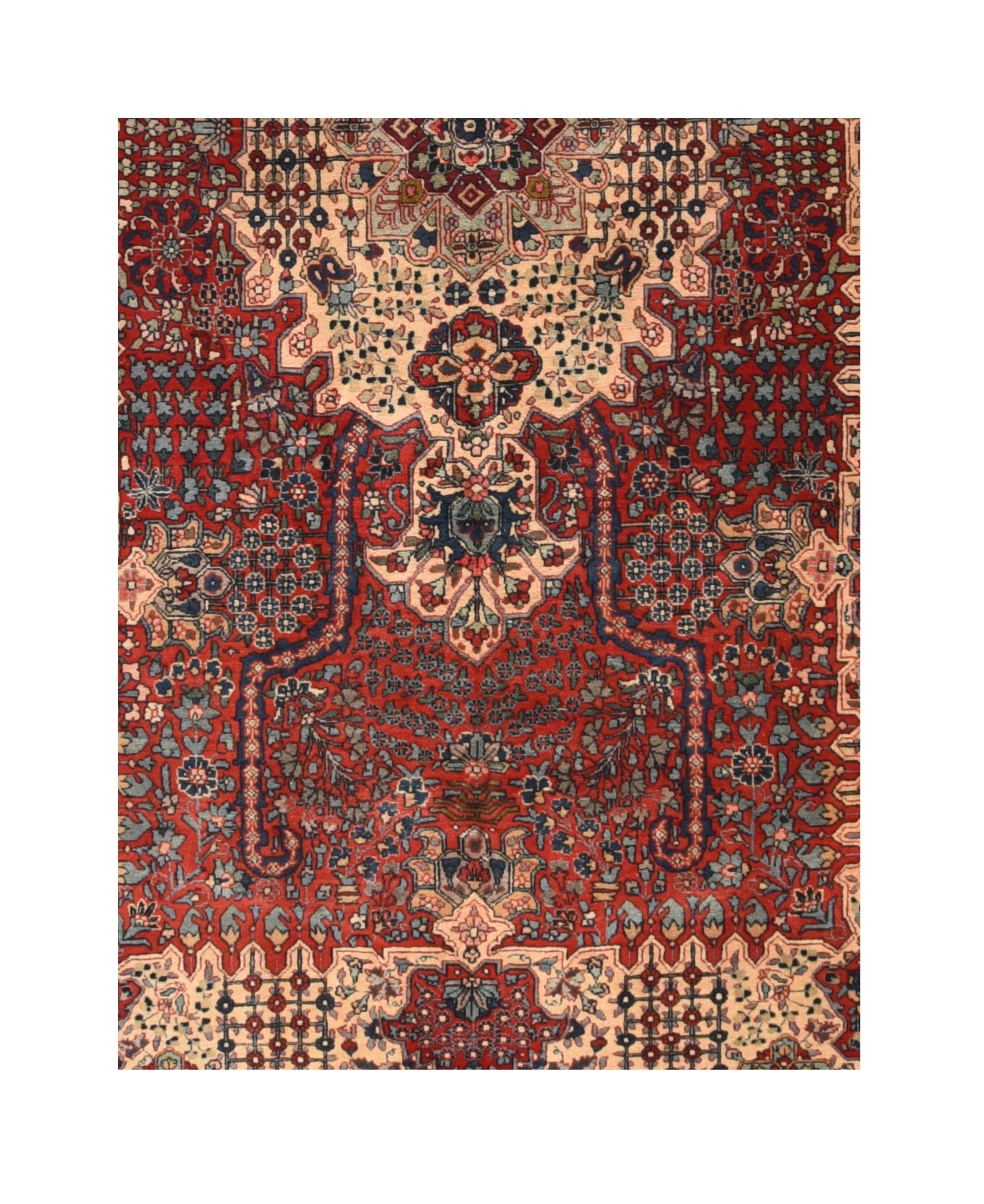 Fine  Tabriz Rug 7' 8 x 11'5"