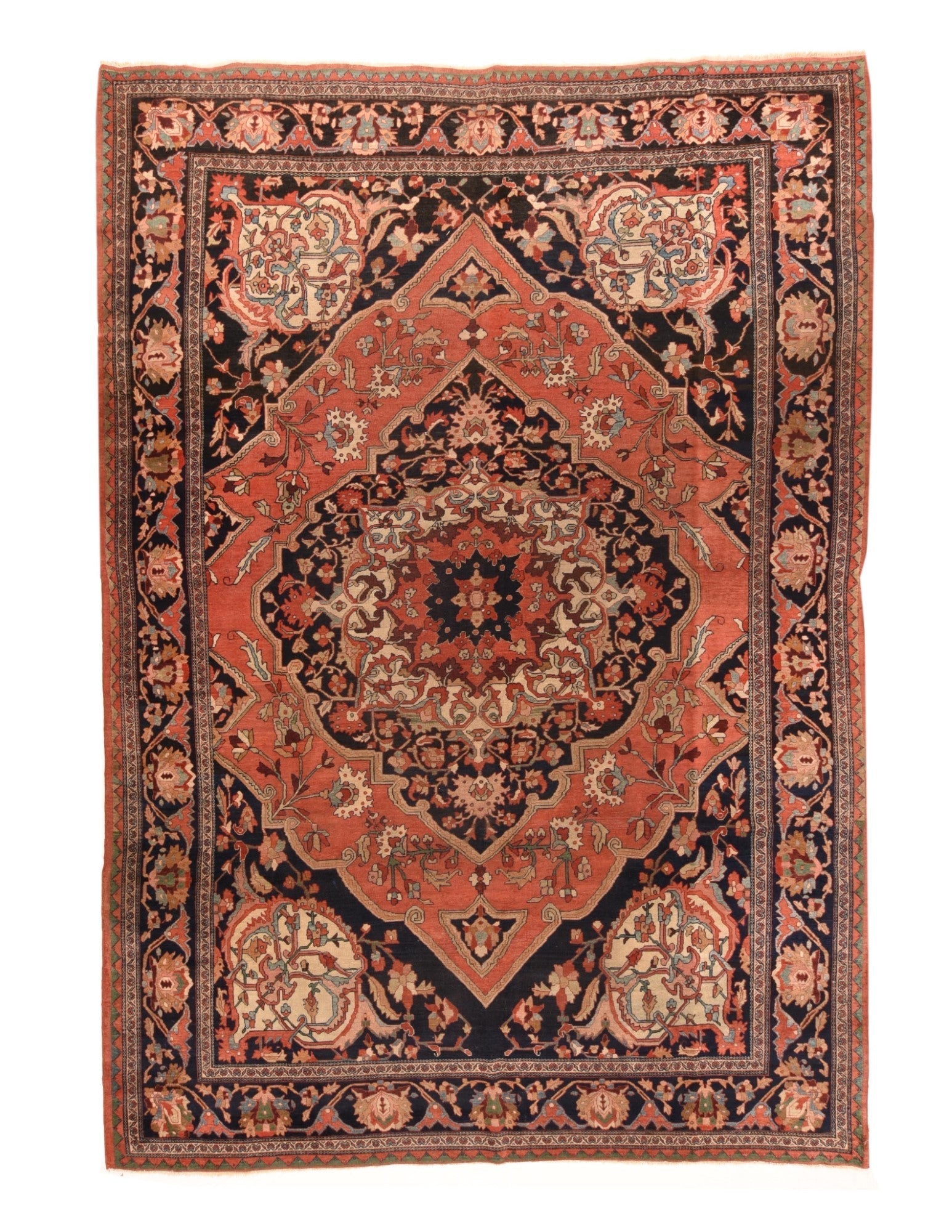 Antique Farahan Sarouk Rug 8'5'' x 11'10''