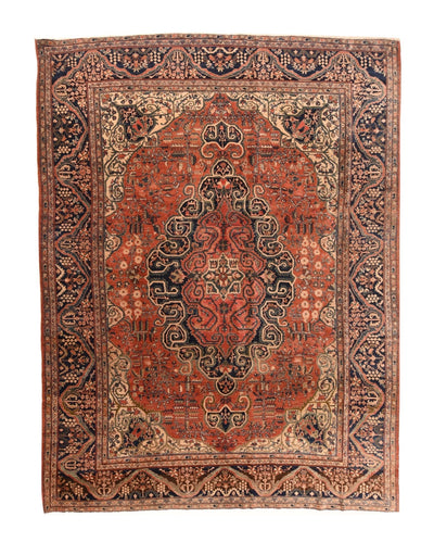 Antique Farahan Sarouk Rug 8'6'' x 11'0