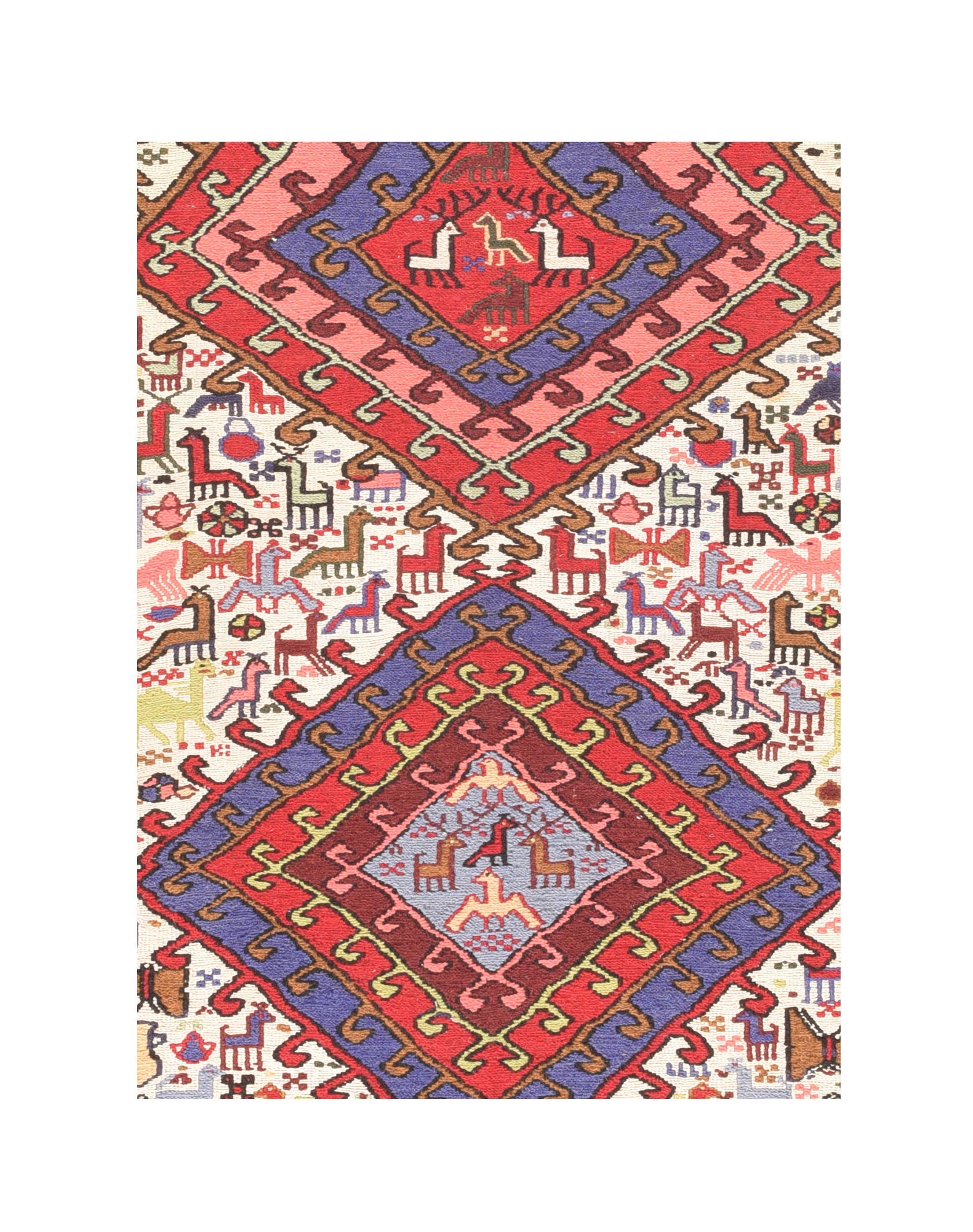 Vintage Sumak Rug 3'8'' x 6'5''