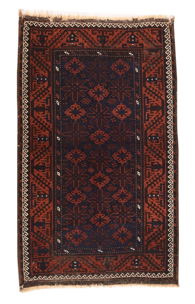 Vintage Baluch Rug 3'3'' x 5'0