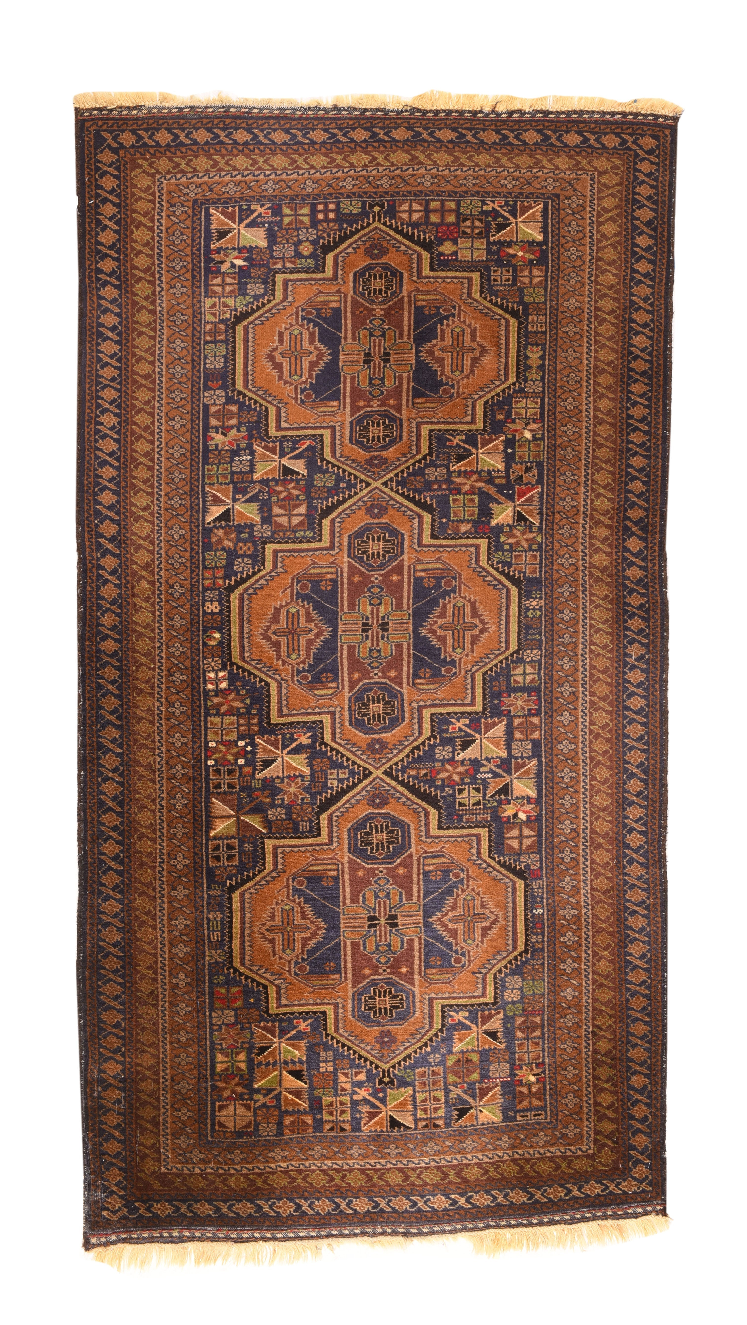 Vintage Balouch Rug 3'9'' x 6'10''