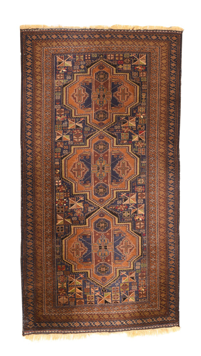 Vintage Baluch Rug 3'9'' x 6'10''