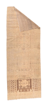 Fine Antique Oushak Wool Runner 3'9'' x 10'4''