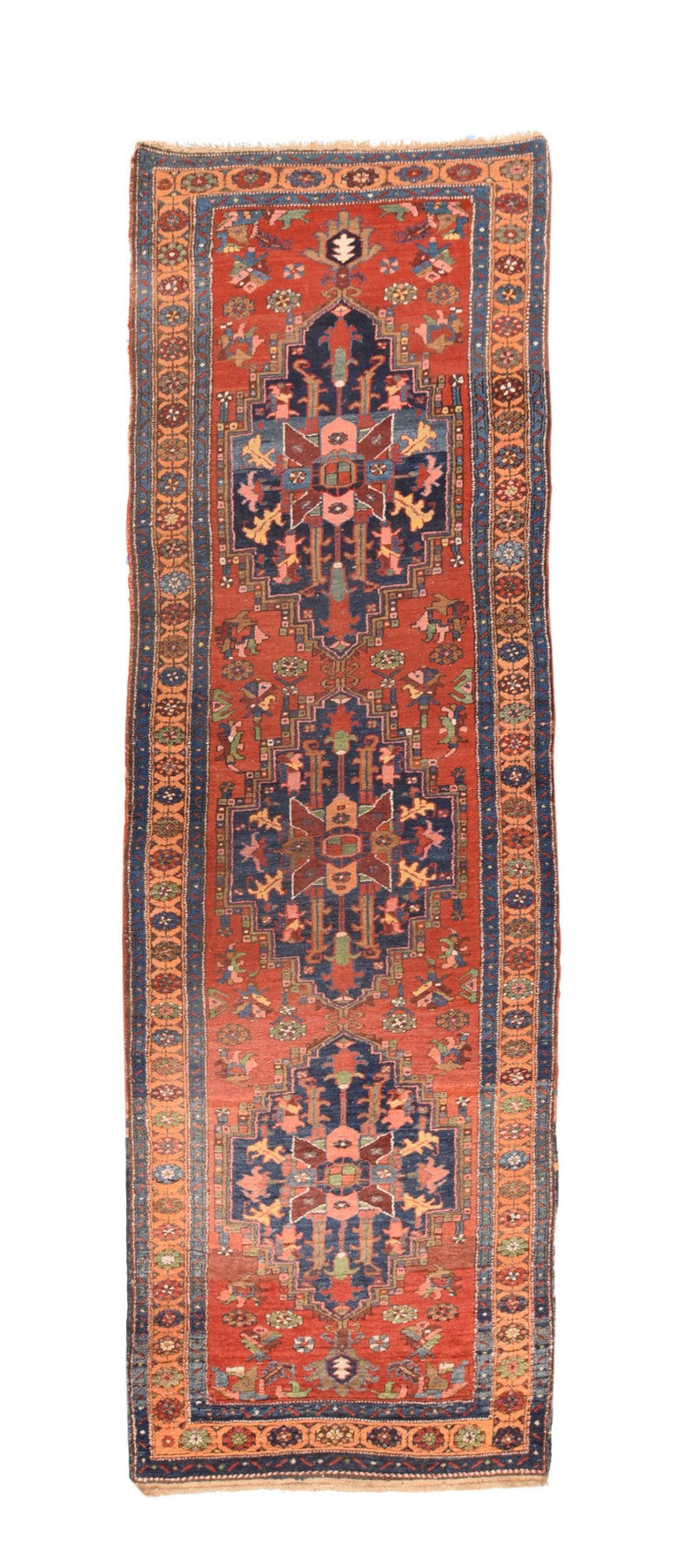 Antique Heriz Runner 3'6'' x 11'0