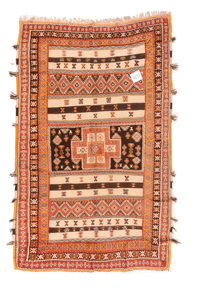 Vintage Moroccan Rug 5'3'' x 8'3''