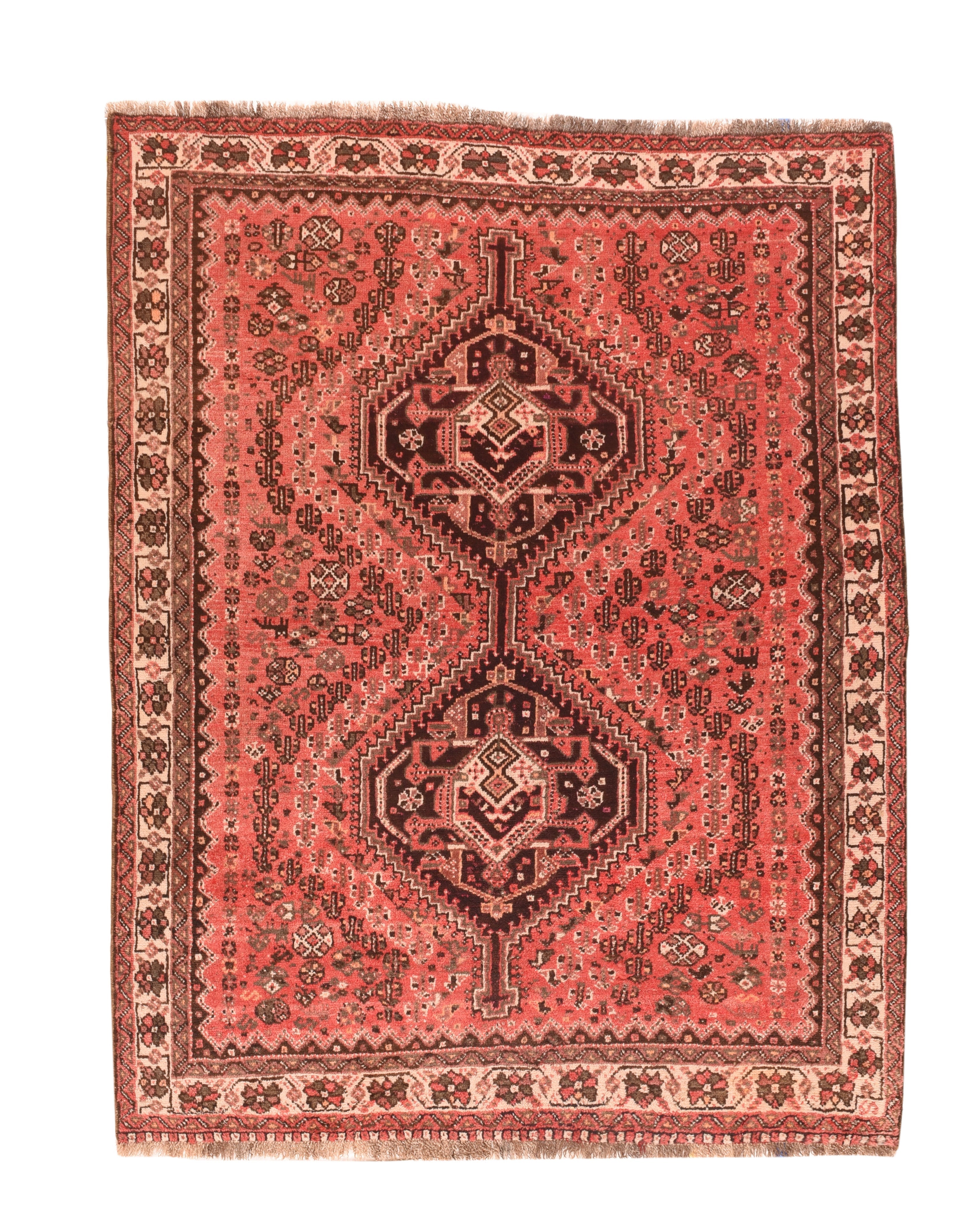 Vintage Shirvan Rug 5'3'' x 6'8''