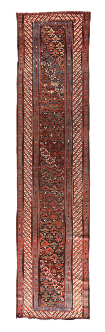 Antique Kurdish Rug 3'6'' x 14'0