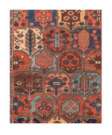 Antique Bakhtiari Rug 3'7'' x 10'3''