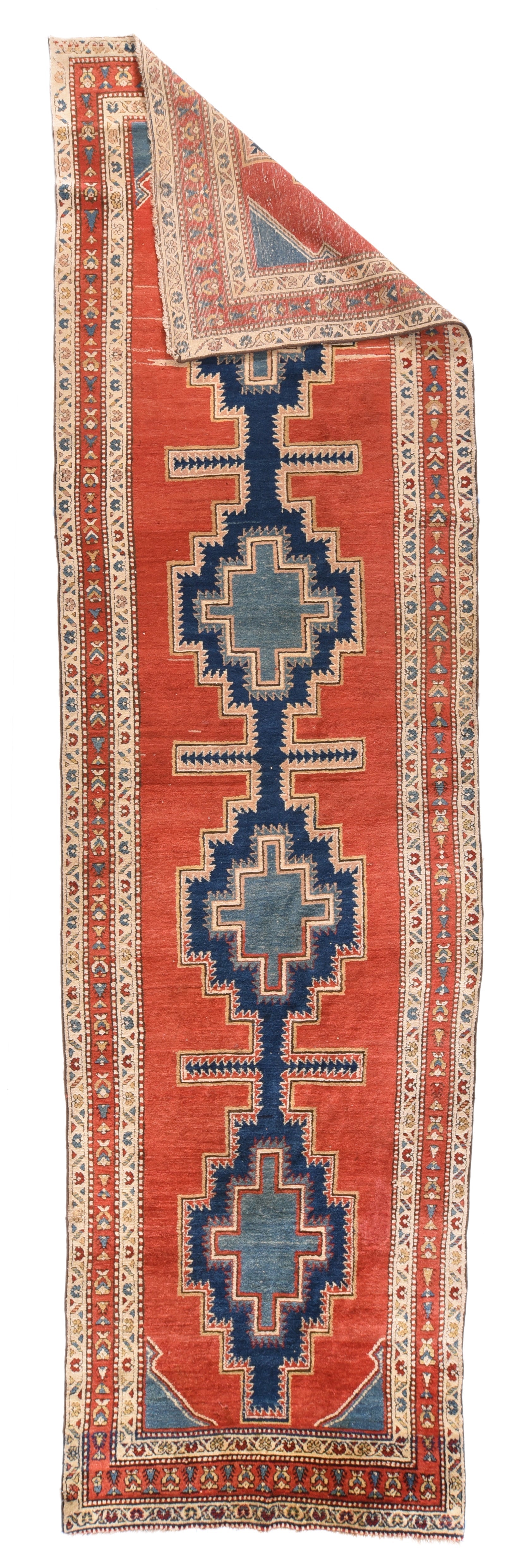 Antique Heriz Runner 3'6'' x 13'6''