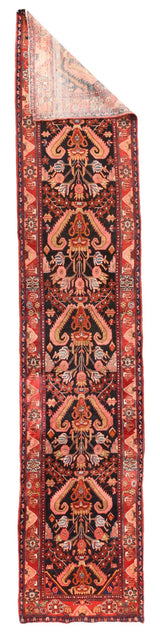 Vintage Hamadan Runner 3'6'' x 17'8''