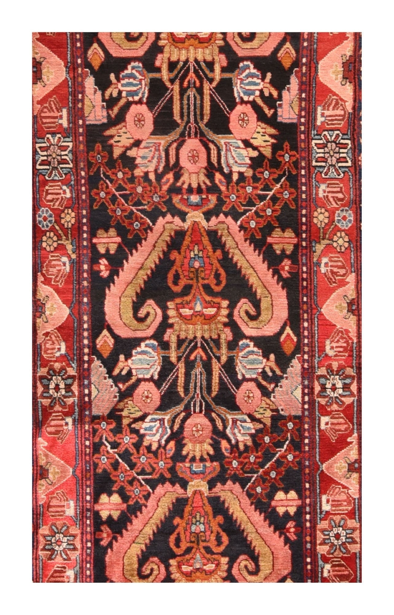 Vintage Hamadan Runner 3'6'' x 17'8''