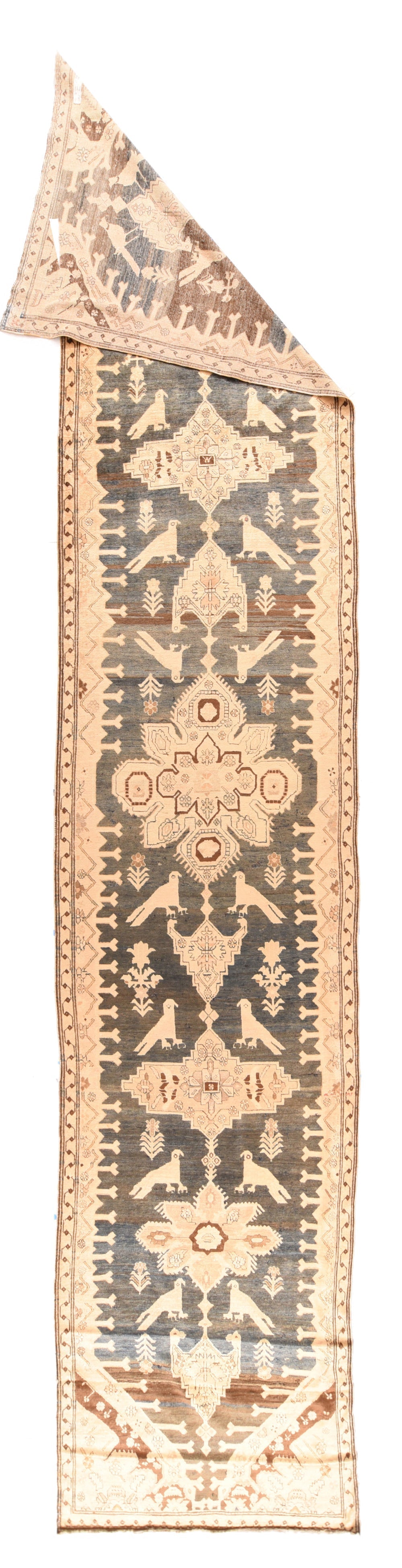Antique Karaeagh Runner 3'7'' x 18'6''