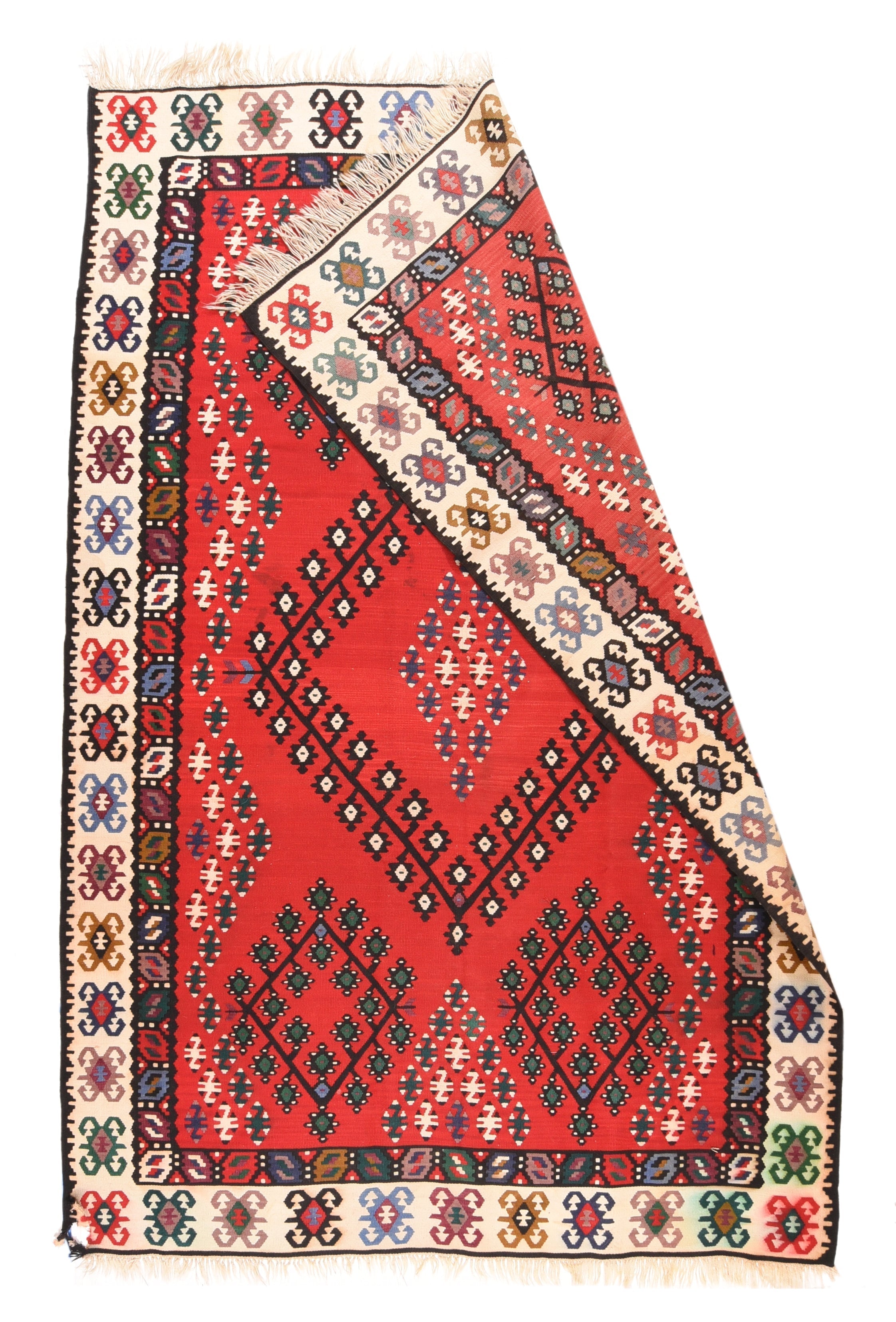 Vintage Turkish Kilim Rug 6'6'' x 10'0"