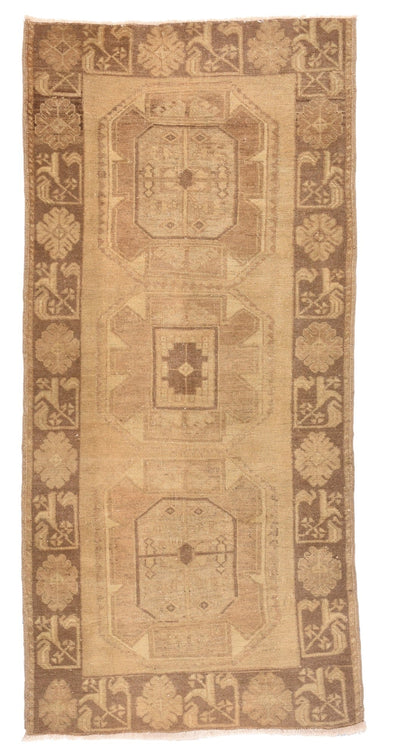 Vintage Turkish Rug 3'1'' x 6'5''