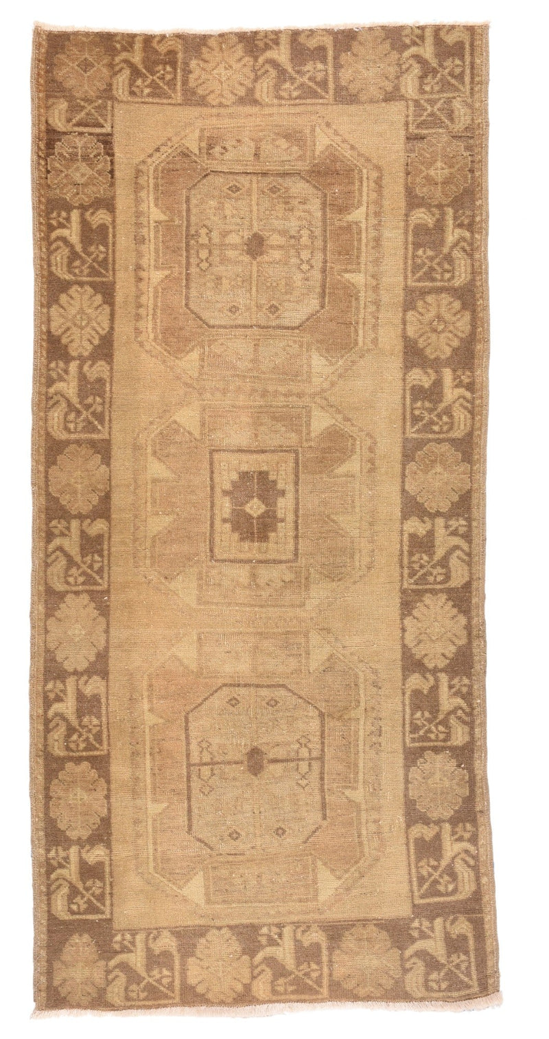 Vintage Turkish Rug 3'1'' x 6'5''