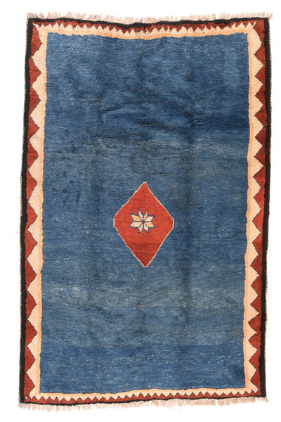 Vintage Gabbeh Rug 5'2'' x 8'5''