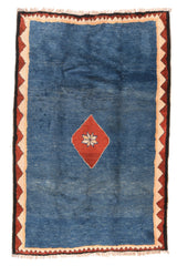 Vintage Gabbeh Rug  5'2'' x 8'5''