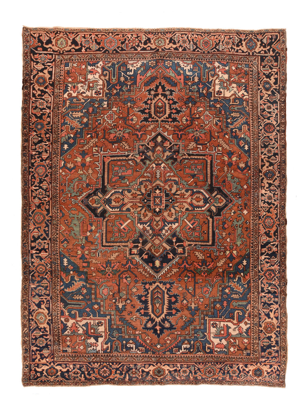 Antique Heriz Rug 8'10'' x 11'8''