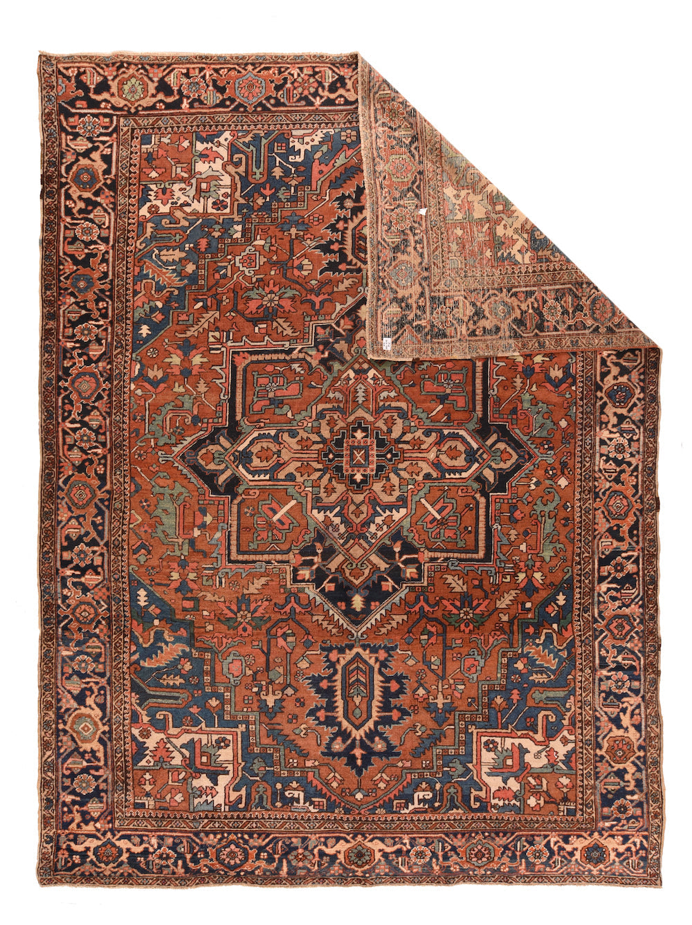 Antique Heriz Rug 8'10'' x 11'8''