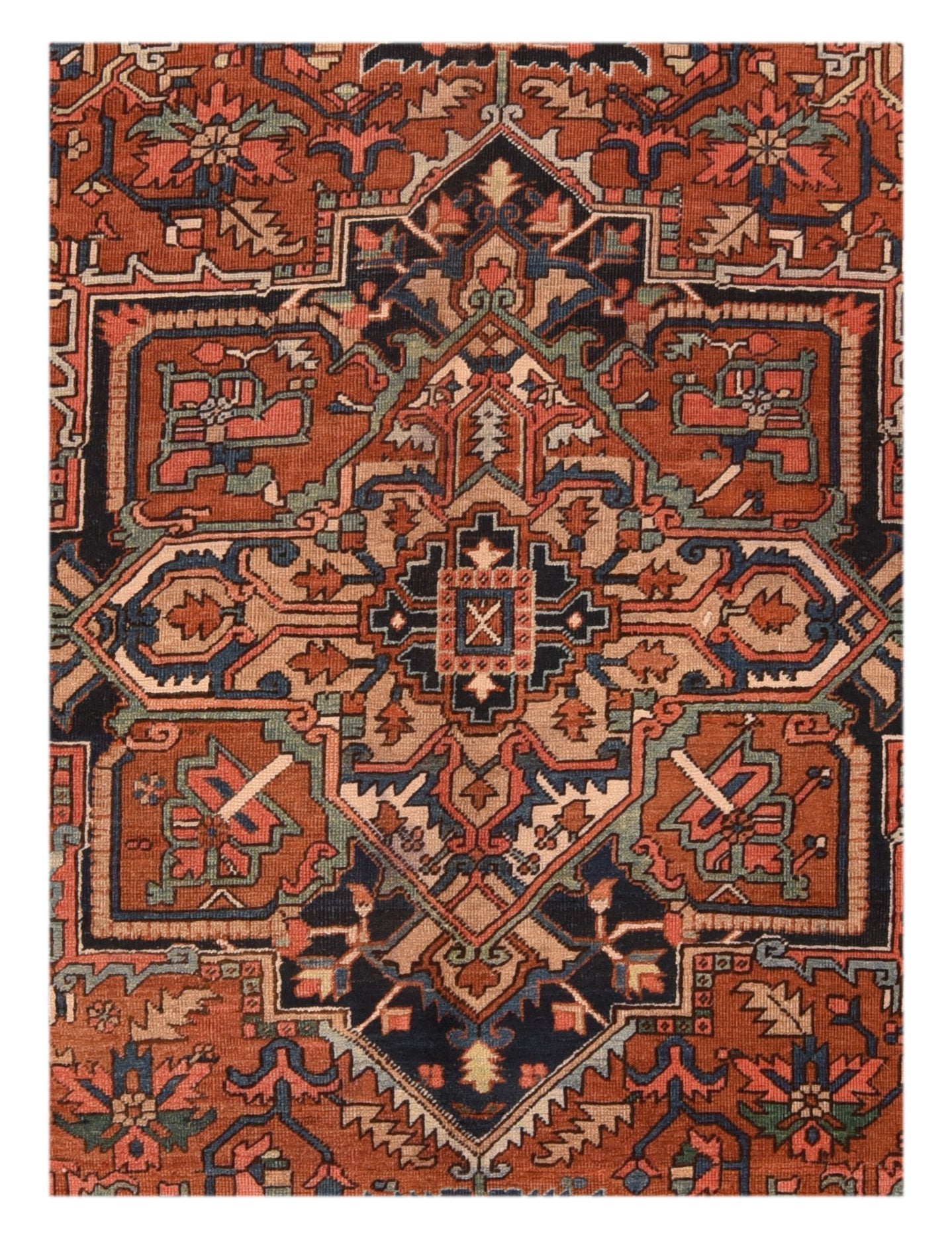 Antique Heriz Rug 8'10'' x 11'8''