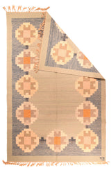 Vintage Swedish Kilim Rug 6'9'' x 10'0"