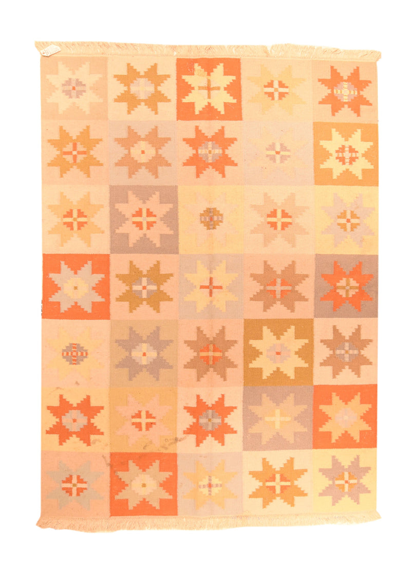 Vintage Swedish Kilim Rug 5'10'' x 7'10''