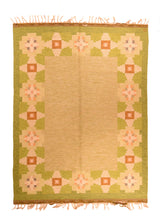 Vintage Swedish Kilim Rug 5'6'' x 7'6''