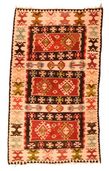 Vintage Kilim Rug 4' x 7'