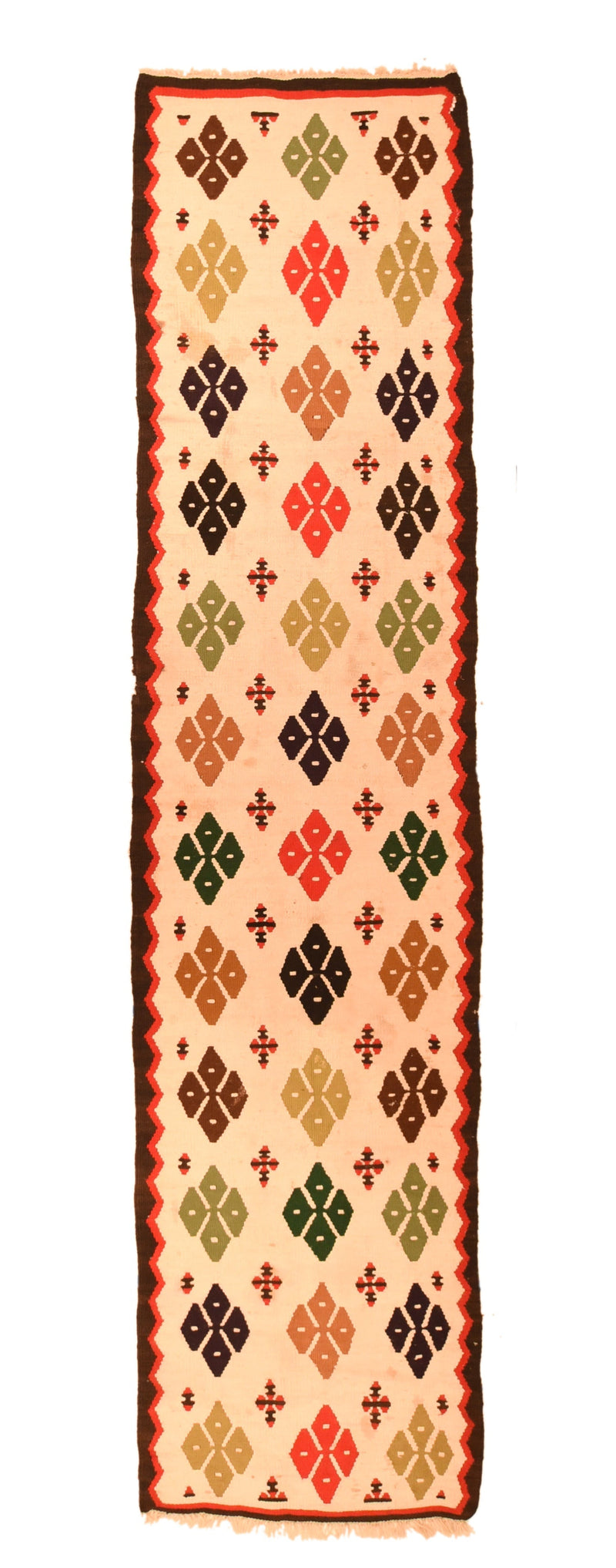 Vintage Kilim Runner 2'3'' x 9'8''