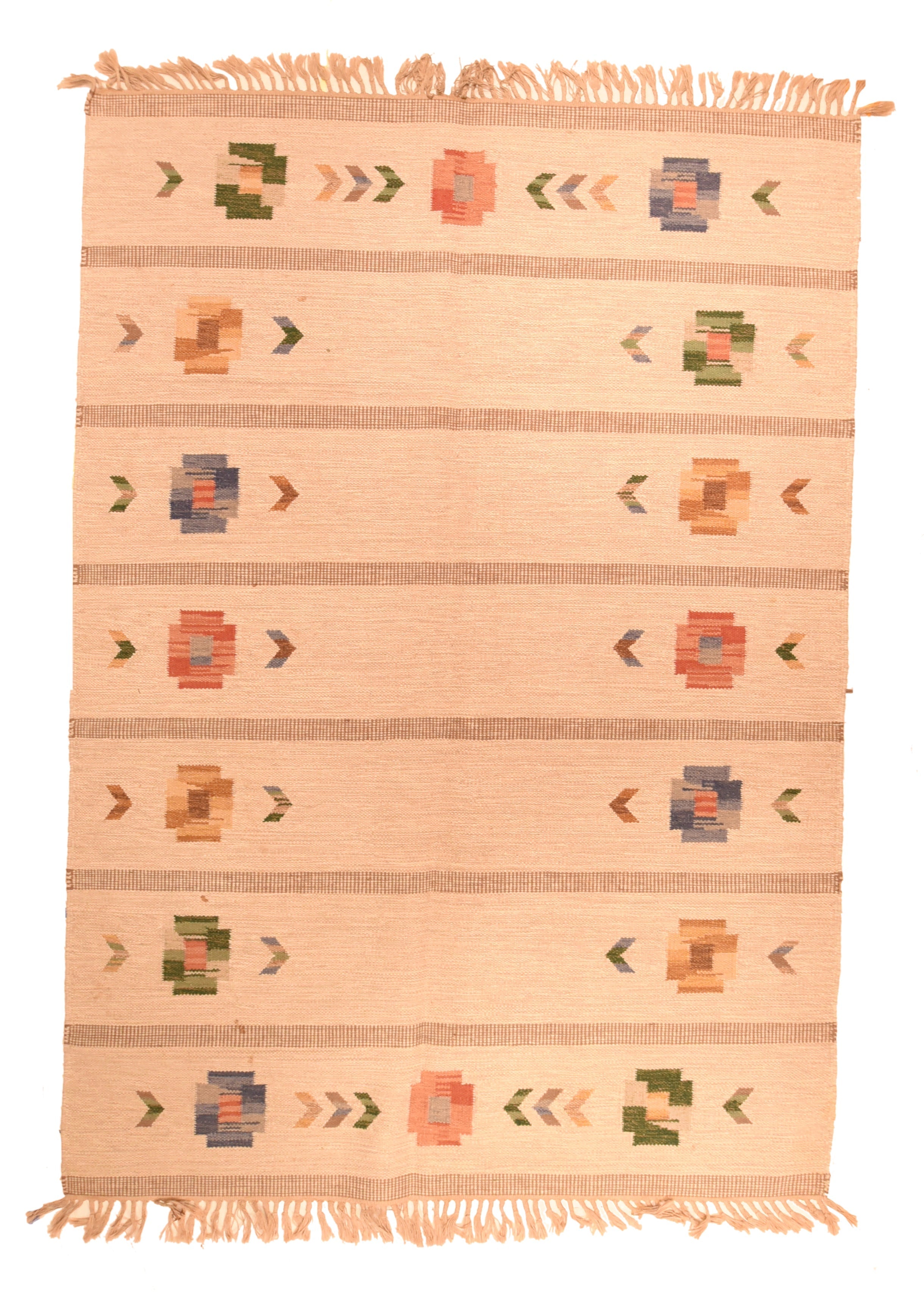 Vintage Swedish Rug 5'7'' x 7'11''