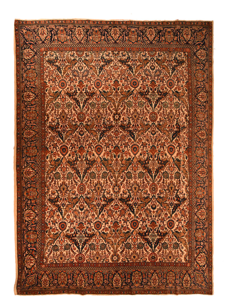 Antique Kashan Rug 7'6'' x 10'2''
